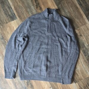 Croft&Barrow Quarter Zip Dress Sweater Size XL